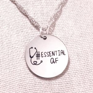 Silver Necklace Gift for Healthcare workers